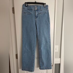 Sidefeel High Rise Wide Leg Jeans